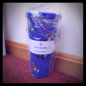 SOLD! Vera Bradley Travel Tumbler Mini Tody Birds
